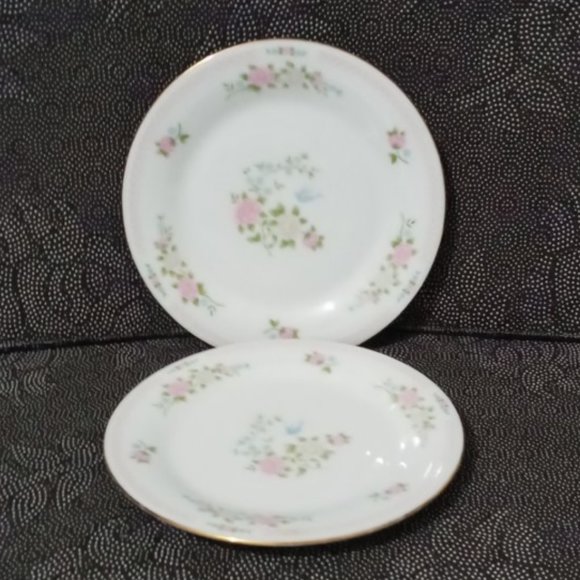 2 BREAD & BUTTER PLATE Crown Ming Fine China  7½" - Picture 4 of 5